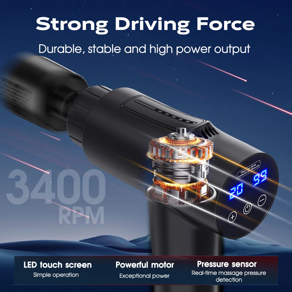 Hot & Cold Deep Tissue Massage Gun