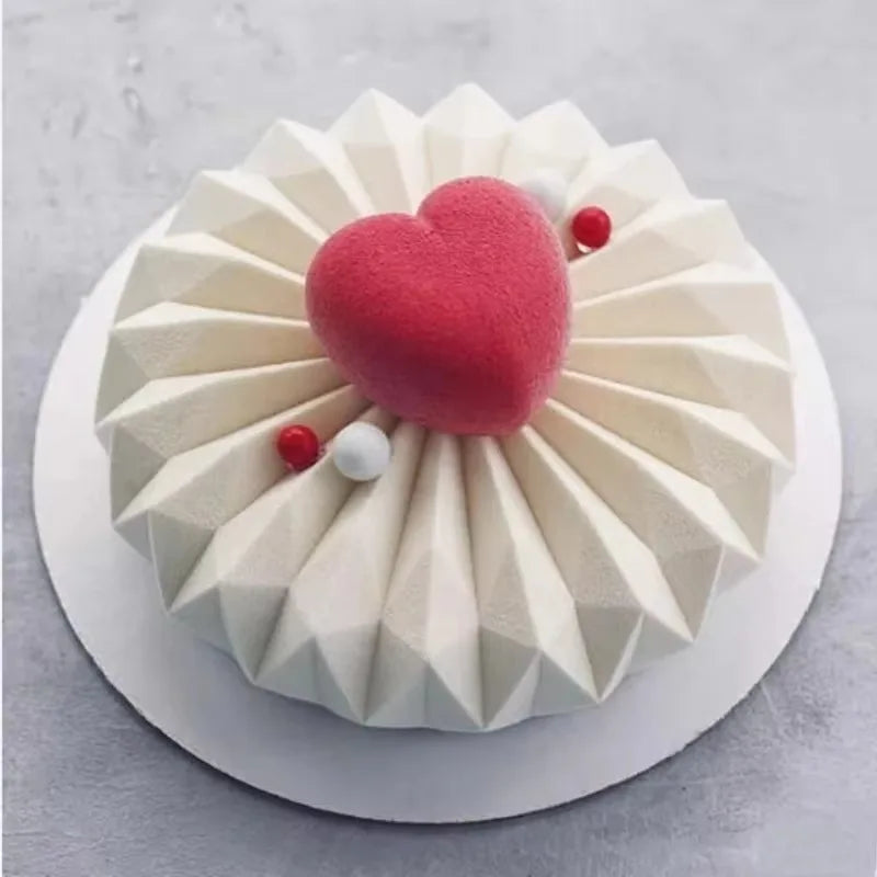 3D Round French Mousse Cake Silicone Baking Mold Chocolate Jelly Dessert Decoration Tool Tray Home Baker Useful Kitchen Tool