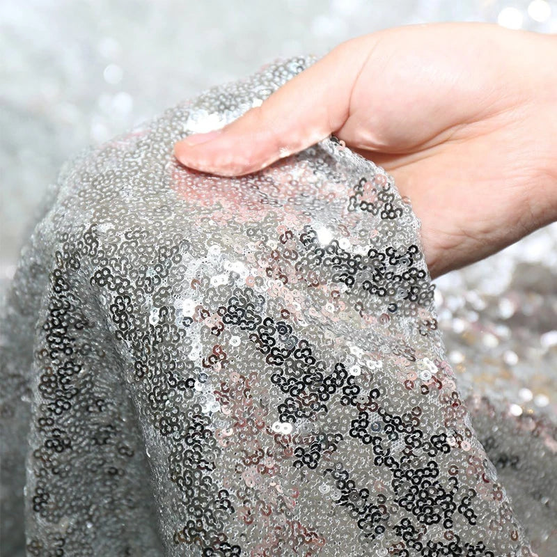 180cm Round Sequin Tablecloth  for Wedding Banquet Wedding Birthday Christmas Party Table Decoration Sequin dining table decorat