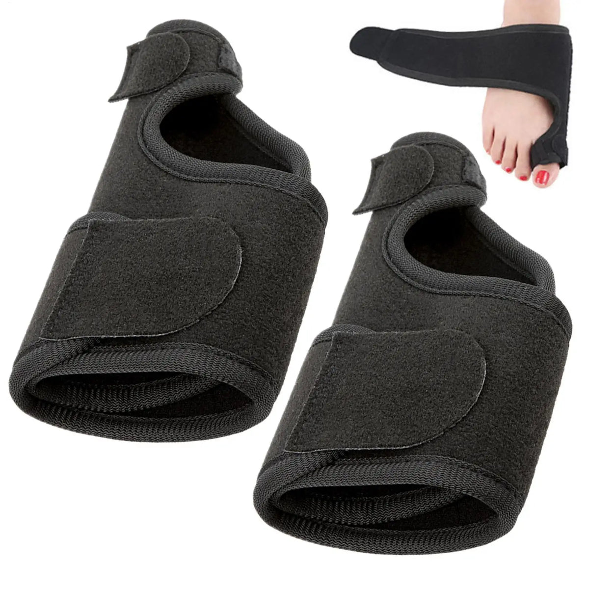 Toe Corrector for Women 1 Pair Adjustable Straightener Corrector for Women Big Toe for Foot Yoga Pedicure Day Night Support