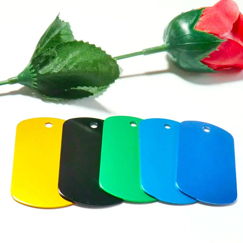 100pcs Dog ID Tags Customized Custom Engraved Dogs Pet Name Phone