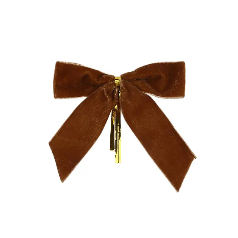 10/20Pcs Velvet Bows For Christmas Tree Decor Wreath Garland Velvet Bow With Twist Tie Christmas Velvet Bows Christmas Holiday
