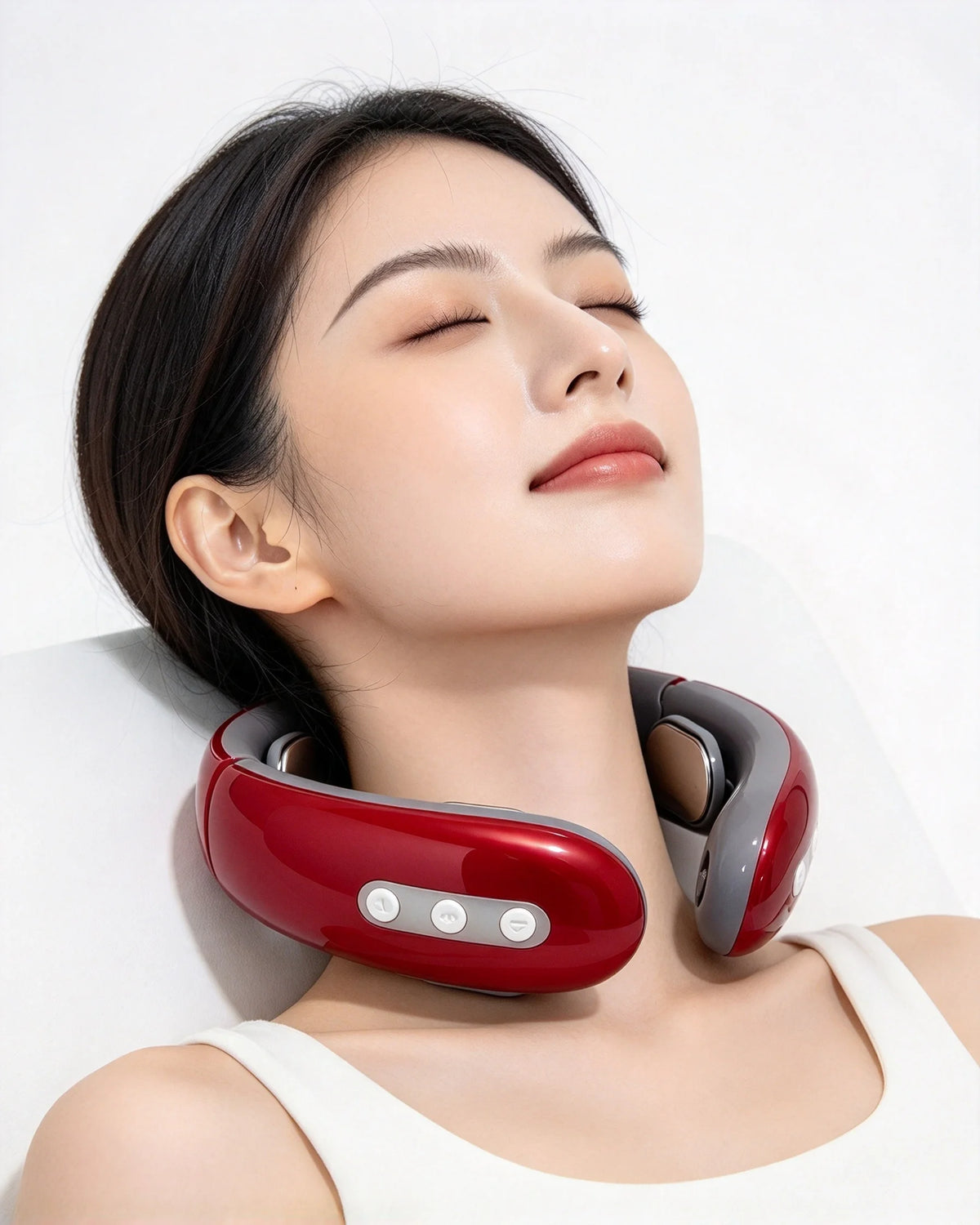 Htmck Electric Smart TENS Pulse Neck Massager Cervical Pain