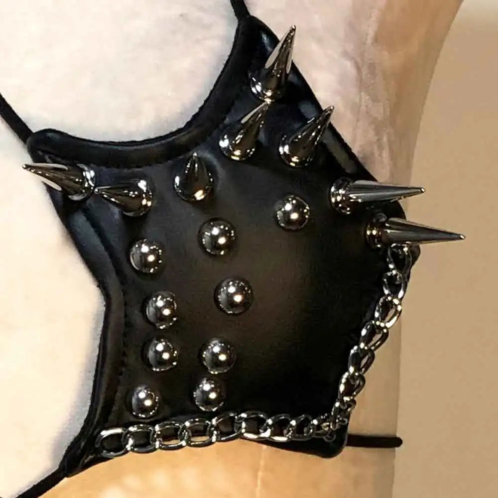 Punk Rock Goth E-Girls Gothic Tank Y2K TOPS Festival Emo Rave