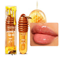 Honey Lip Oil Essence Moisturizing Lip Gloss with Keychain