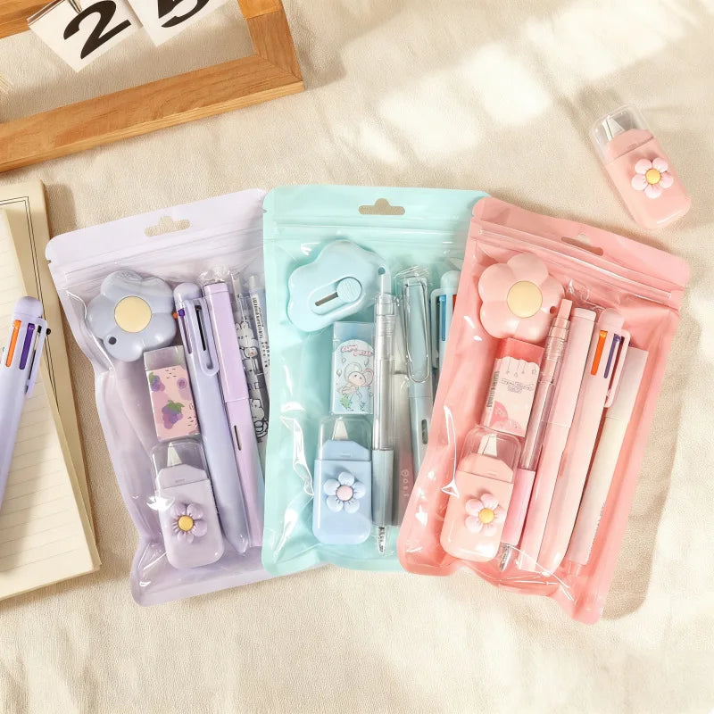7-Pcs Stationery Set High-Quality Student Graduation Gift Neutral