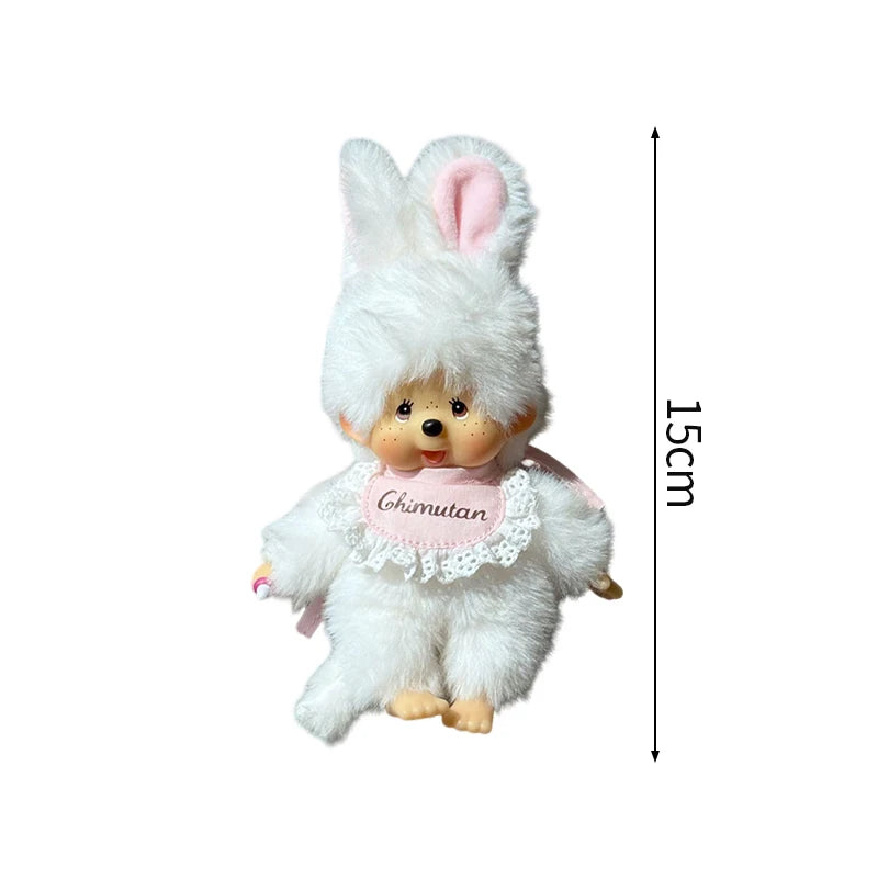 Monchhichi Keychain Kawaii Keychains for Bags Monchhichi Doll Hanging Pendants Children's Day Birthday Gift 몬치치