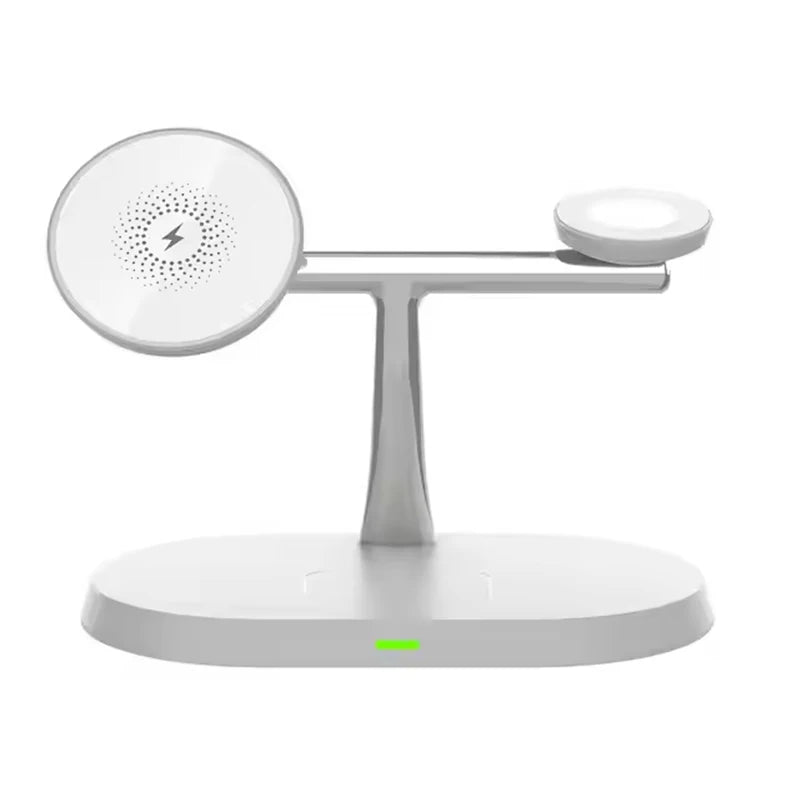 2025 3 in 1 30w Qi2 Wireless Charger Stand Fast Charging for iPhone 17 16 15 14 13 12 iWatch Airpods Wireless Charging Station