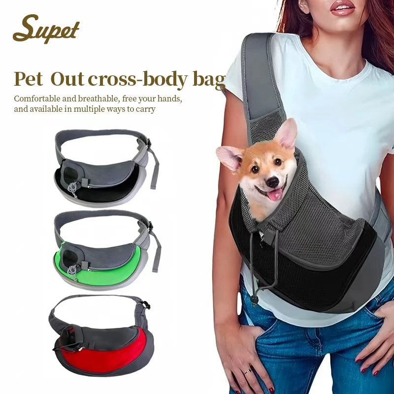 Hot pet backpack pet bag go out portable shoulder bag go out crossbody bag bag cat dog pet supplies