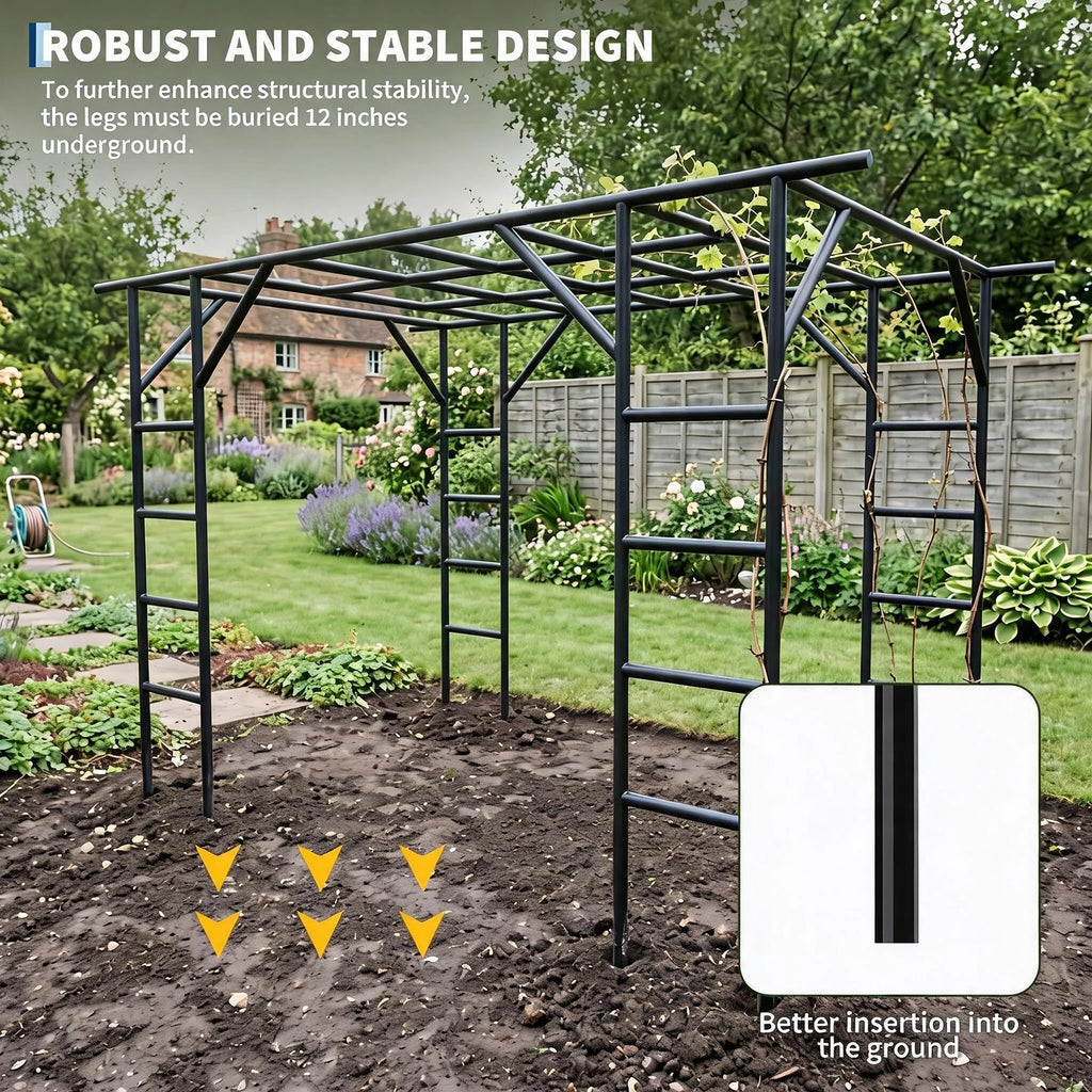132in Garden Arch Trellis For Cucumber Grape Vine