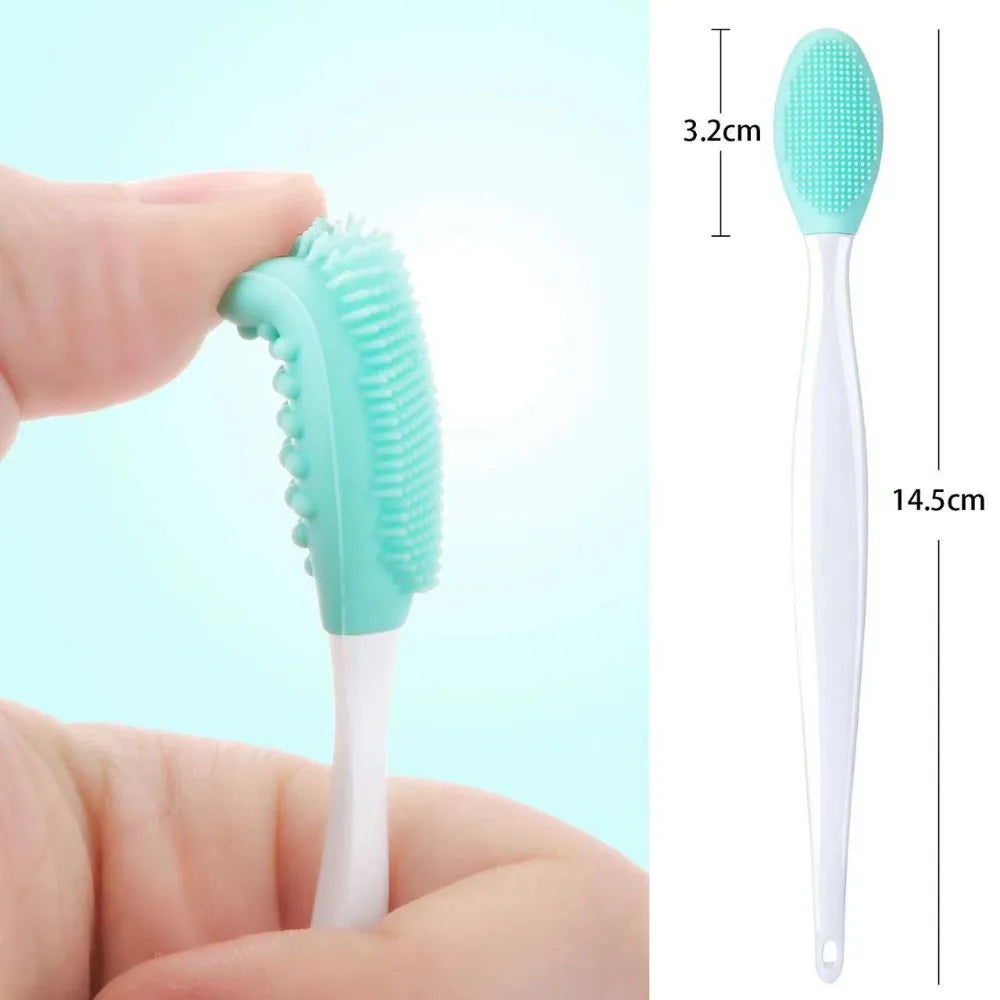 1/5PCS Beauty Skin Care Silicone Face Brush Exfoliating Facial Cleansing Scrub Nose Brush Blackhead Remove Double-Sided Brushes