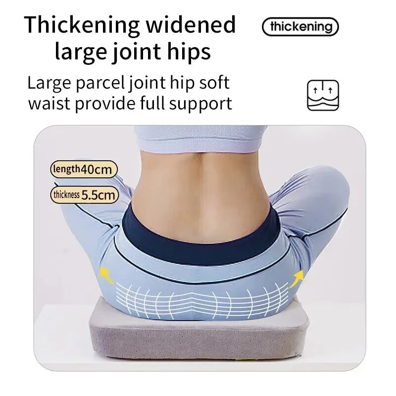Ergonomic Memory Cotton Office Cushion Hemorrhoid Cushion Chair Cushion A Sitting Artifact Butt Pad
