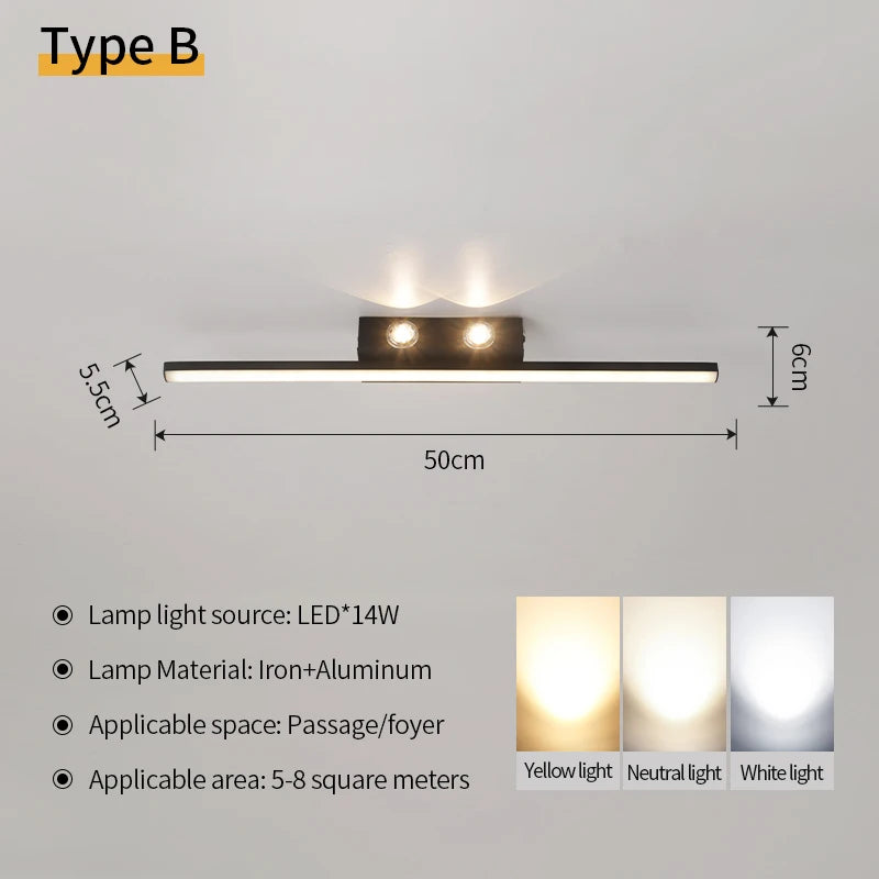 Ceiling Lamp Modern Living Room Light Restaurant 3-color Variable