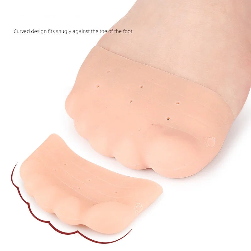 Toe toe guards, ballet shoes, toe sports anti-friction toe pads, soft high-elasticity toe forefoot half size pads