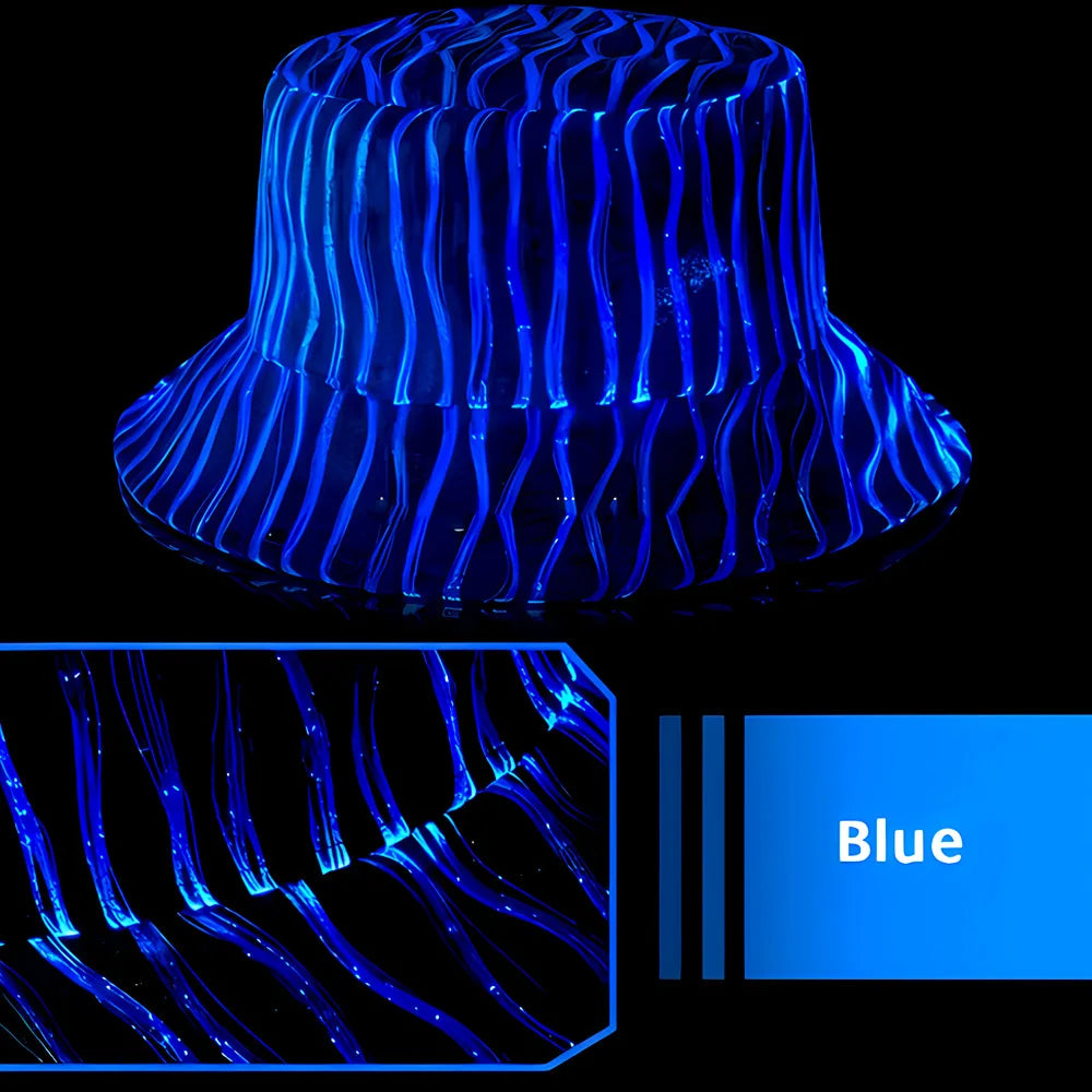 Arrival Colorful LED Intelligent Luminous Night Club Cap Men Women