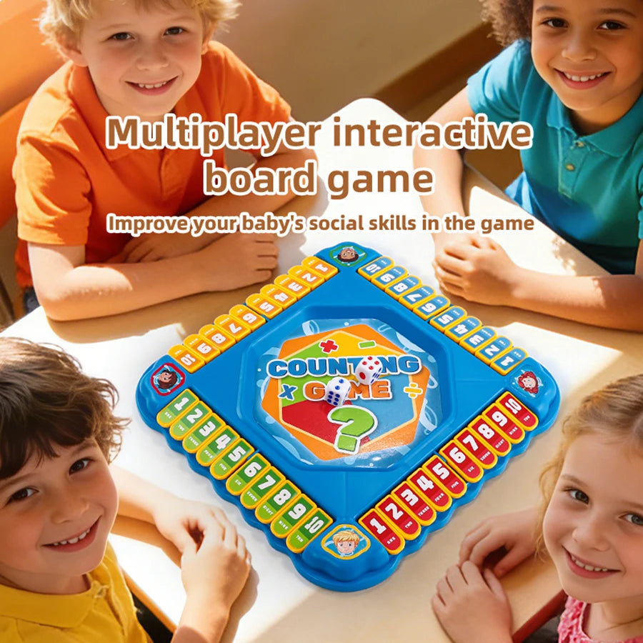 1set-Digital Flop Multiplayer Desktop Game Parent-child Interaction Children's Educational Enlightenment Toy Set Board Toy Gift