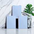 1pc Blue Plastic Ring Binder Loose Leaf Notebook with 1 Inch Rings