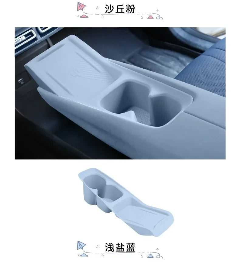 For BYD SEAGULL Dolphin MINI 2023 2024 Central Console Silicone Wireless Charger Pad Interior Modification Accessories Car Tools