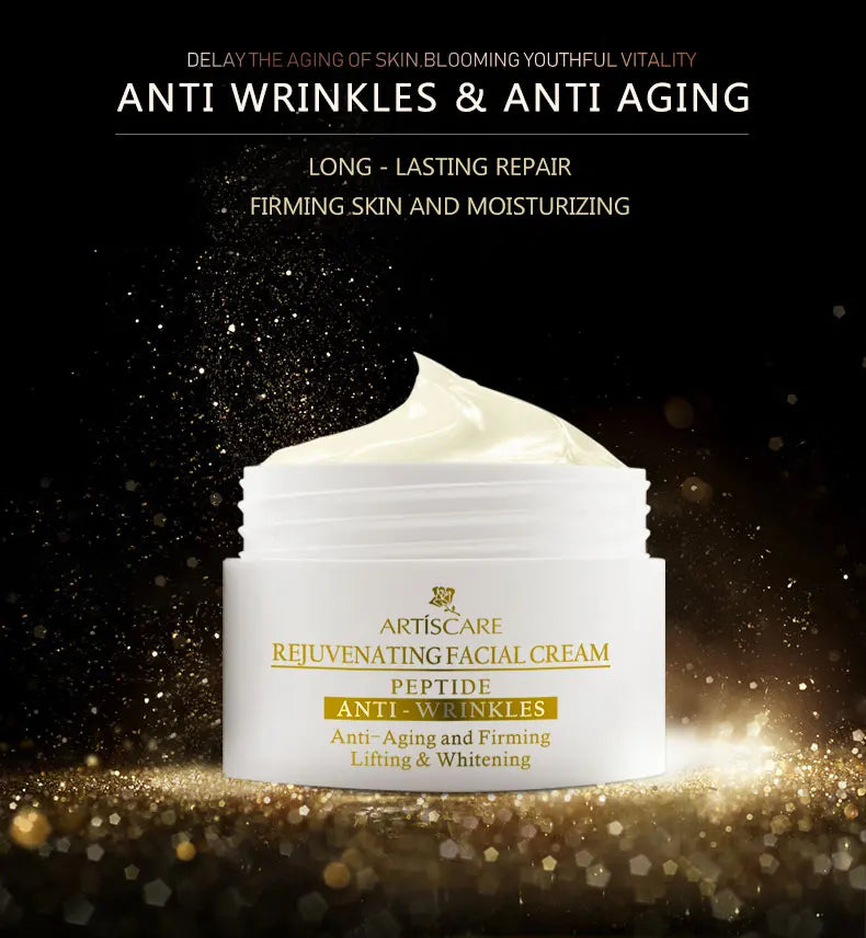 ARTISCARE Snail Repair Face Cream + Peptide Facial Cream 2Pcs for Moisturizing and Nourishing Skin Care
