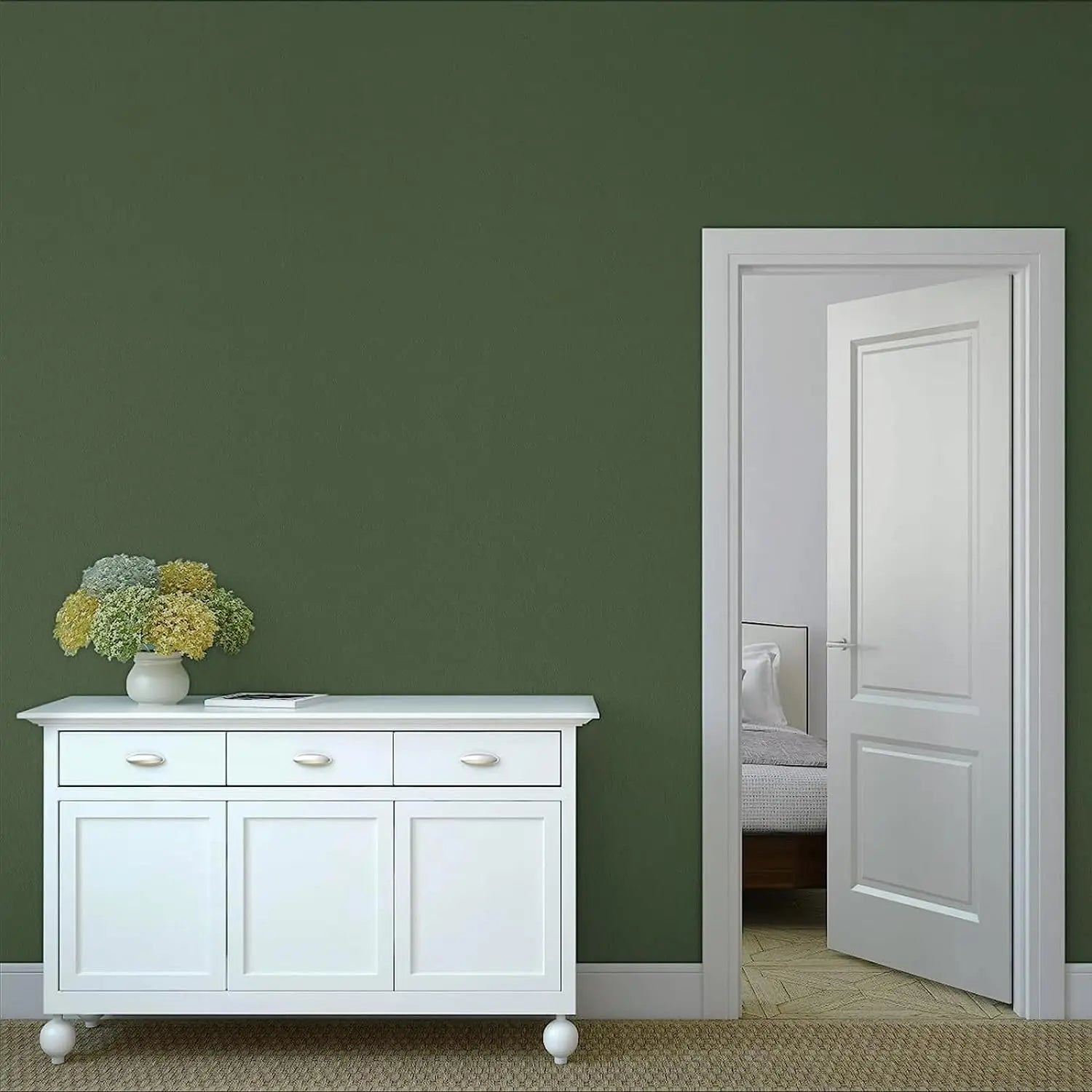Matte PVC Waterproof DIY Self Adhesive Vinyl Wallpaper Kitchen Cabinet Desktop Contact Paper Wall Sticker Home Decor Wall in Rol