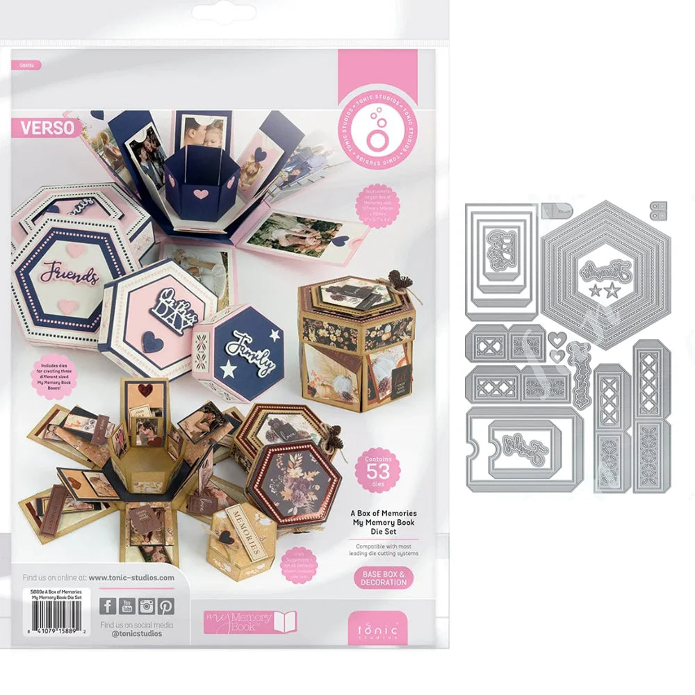 New Sail Away Boat Box Die Set Metal Cutting Dies DIY Scrapbooking Album Embossing Petal Perfection Gift Cuts Crafts Decoration