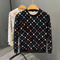 Round Neck Sweatshirt Men Spring Autumn Sportswear broken hole Pullover New Casual Fashion Hip Hop Hoodies Streetwear Top
