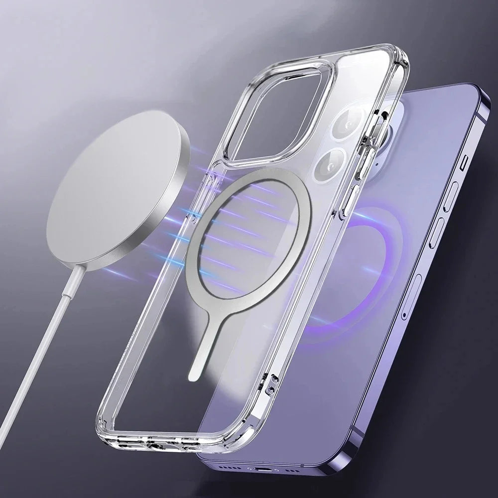 10/5/1PCS Thin Magnetic Metal Plate Ring For Magsafe Wireless Charger Iron Sheet Sticker Magnet Car Phone Holder Universal