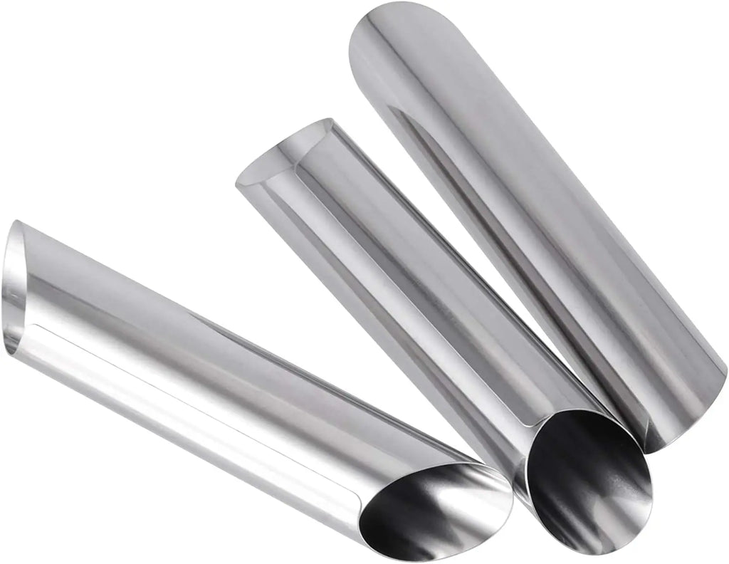 5/10Pcs Cream Horn Molds Stainless Steel Cone Tubular Shaped Mold Baking Cones Horn Pastry Roll Kitchen Cookie Dessert Tool