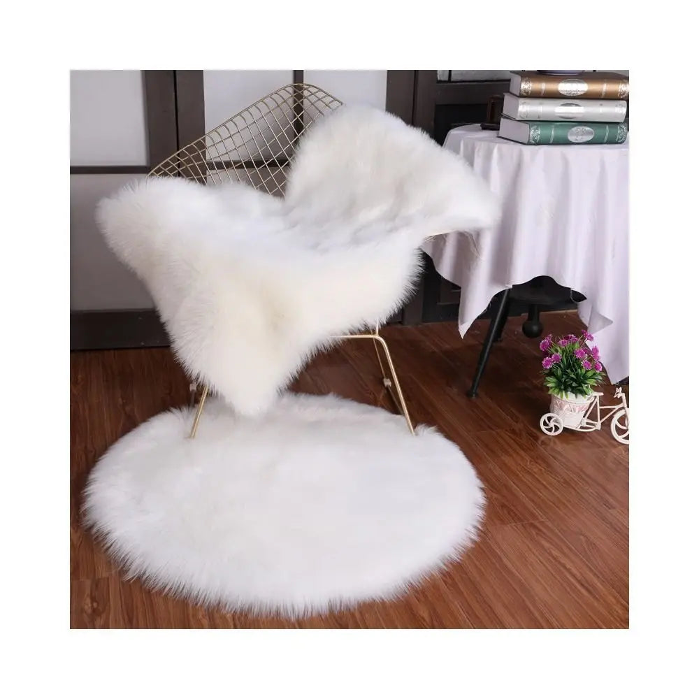 Artificial Sheepskin Long Hair Carpet Floor Wool Fluffy Soft Mat Soft Faux Fluffy Shaggy Rugs Home Decor