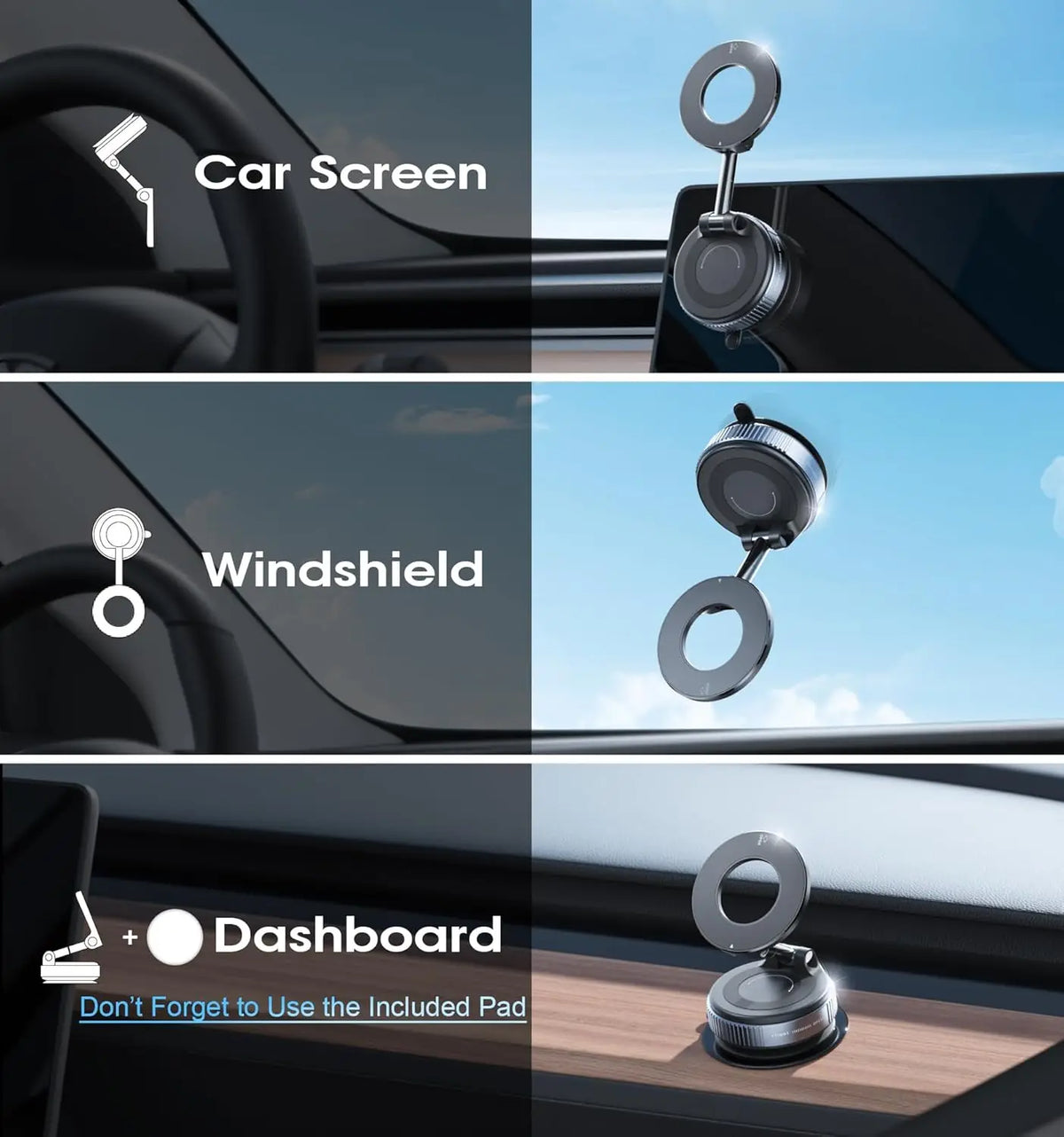 Universal Magnetic Car Phone Holder