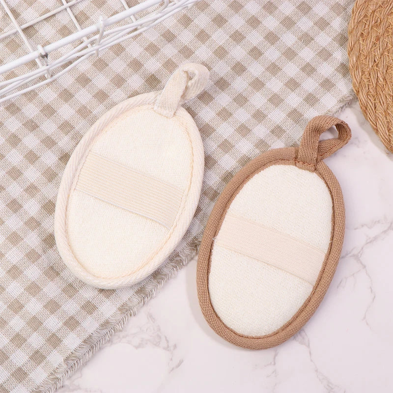 Natural Loofah Body Scrubber Bath Exfoliating Sponge Soft Shower Brush Cleaner Pad Exfoliator Shower Puff Body Skin Care Tool