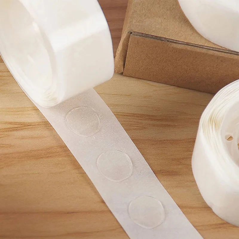 Balloon Mounting Tape Adhesive Dots Clear Sticky Stickers for