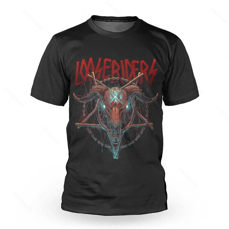 Men's Loose Rider Short Sleeve Jersey BMX MTB Mountain Bike Shirt Cross Country DH Motorcycle Sweatshirt Motochross Jersey
