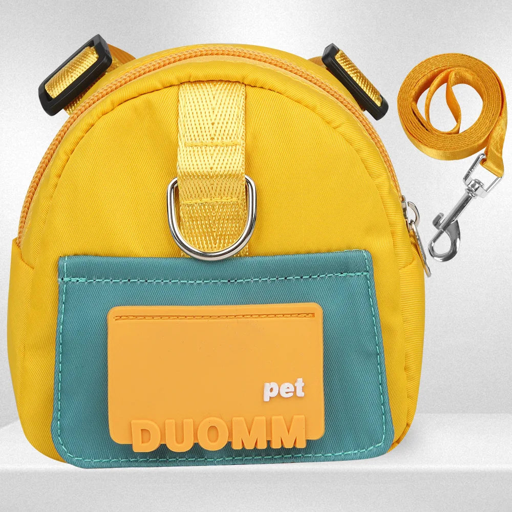 Adjustable Pet Treat Pouch Backpack