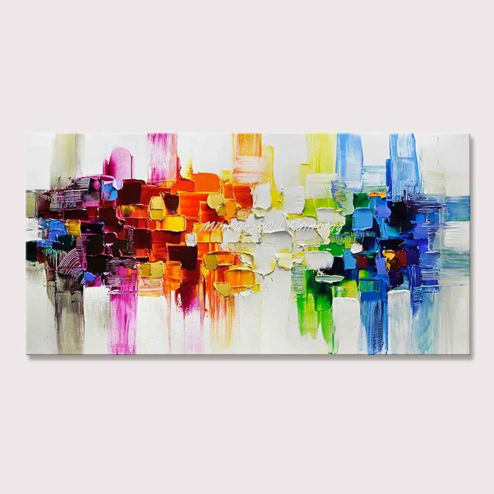 Classic Abstract Aesthetics Wall Art Block Texture HD Oil On Canvas Posters And Prints Home Bedroom Living Room Decoration Gifts