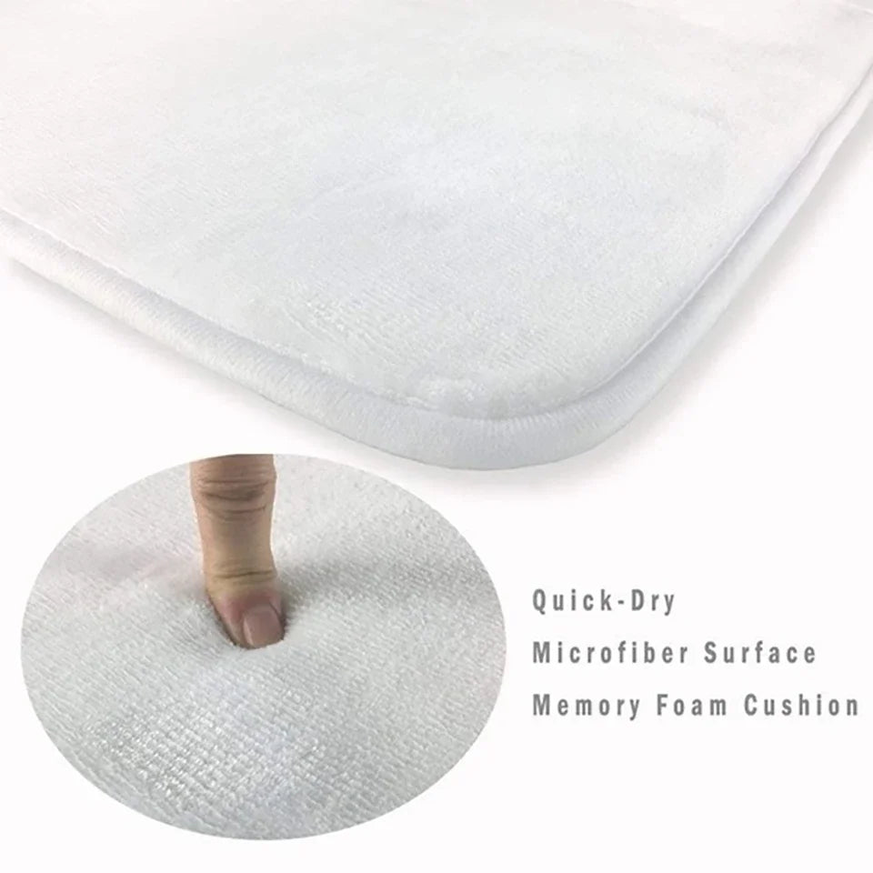 "Welcome on Pebbles" Non-Slip Floor Mat - Indoor and Outdoor Absorbent Foot Mat Suitable for Home Decoration,Durable and Stylish