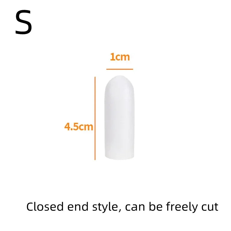 2pcs Silicone Toe Caps Gel Toe Covers Provide Protectors Cousions Relief Pain from Toe Blisters Corns Calluses