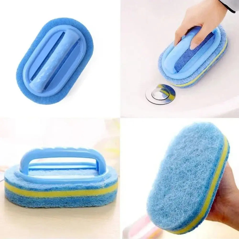Cleaning Sponge with Handle & Easy Grip