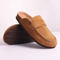Crestar Cork Suede Mules Slippers For Women Fashion Men