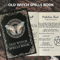 [Vintage | Witch] Vintage 1pc Old Witch Spells Book, Intricate Black & Golden Design with Butterfly Motif | Ideal for Birthday