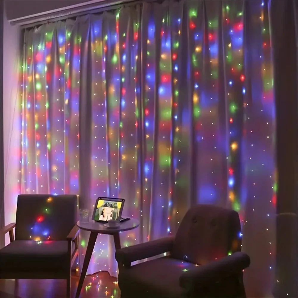 USB Curtain Lights - 8 Lighting Modes LED Fairy