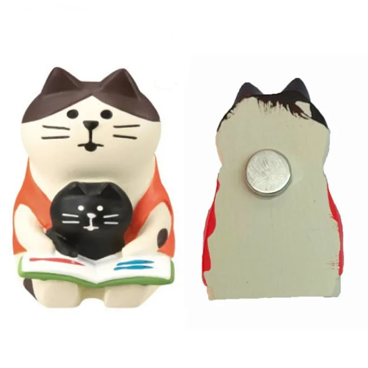 Resin Cute Cartoon Cat Fridge Magnetic Sticker Kawaii Zakka 3D Refrigerator Magnet Cute Magnets Home Decor New مغناطيس ثلاجة