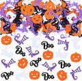 Halloween Paper Table Confetti Pumpkin Ghost Witch Boo Shapes Spooky Table Scatter Halloween Party DIY Craft Home Decor Supplies
