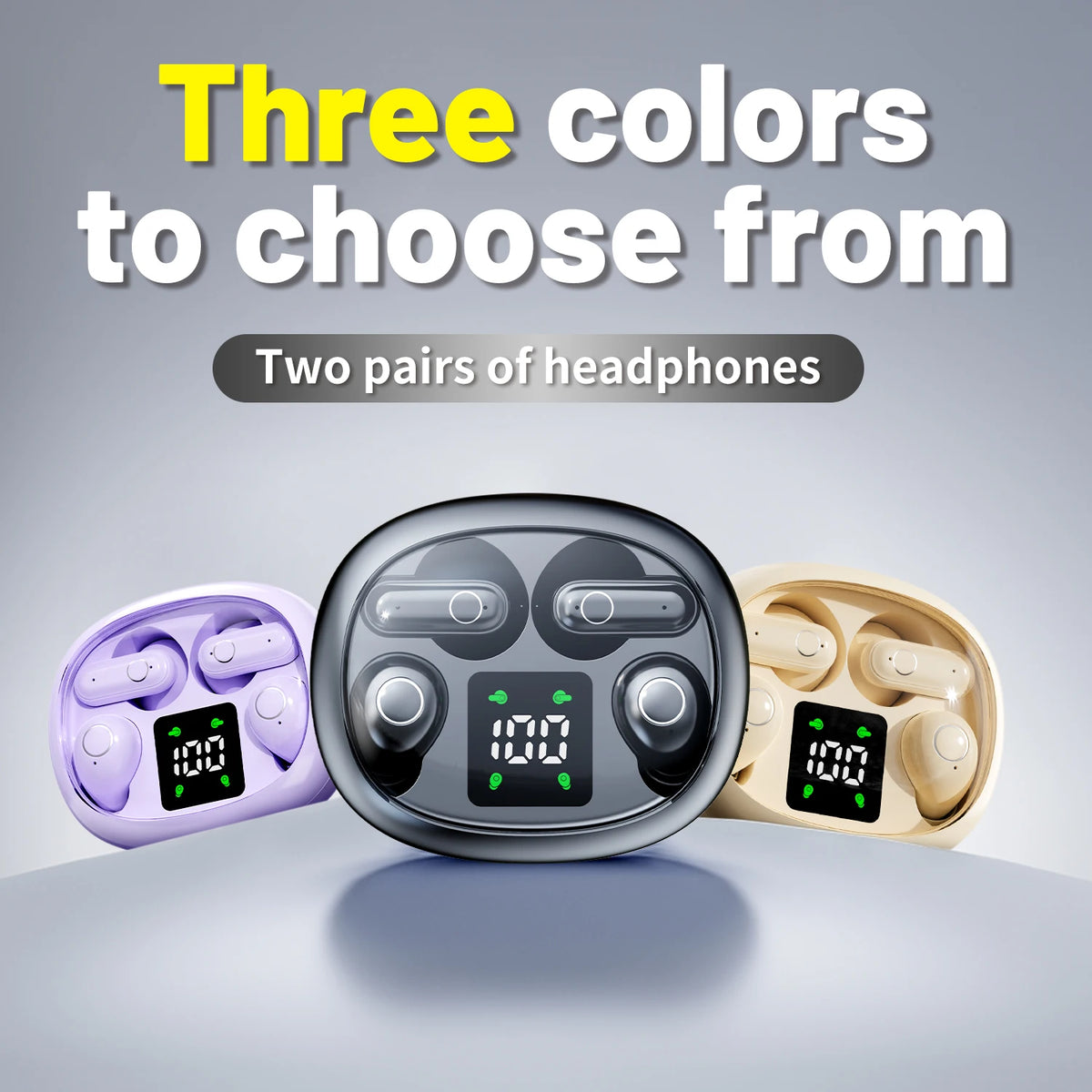 INSONIXN 2in1 Wireless Bluetooth Earbuds