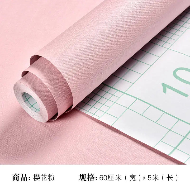 Matte PVC DIY Self Adhesive Decorable Film Vinyl Wall Stickers Kitchen Cabinets Bedroom Furniture Waterproof Oilproof Wallpapers