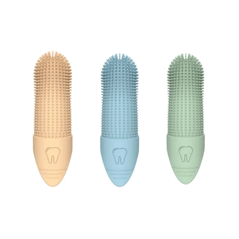 360 Pet Silicone Cleaning Nail Brush Finger Brush Cat Dog Pet