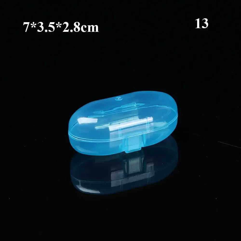 1pc Small Plastic Home Items Sundries Organizer Case Transparent Storage Box Jewelry Beads Container Fishing Tools Storage Box