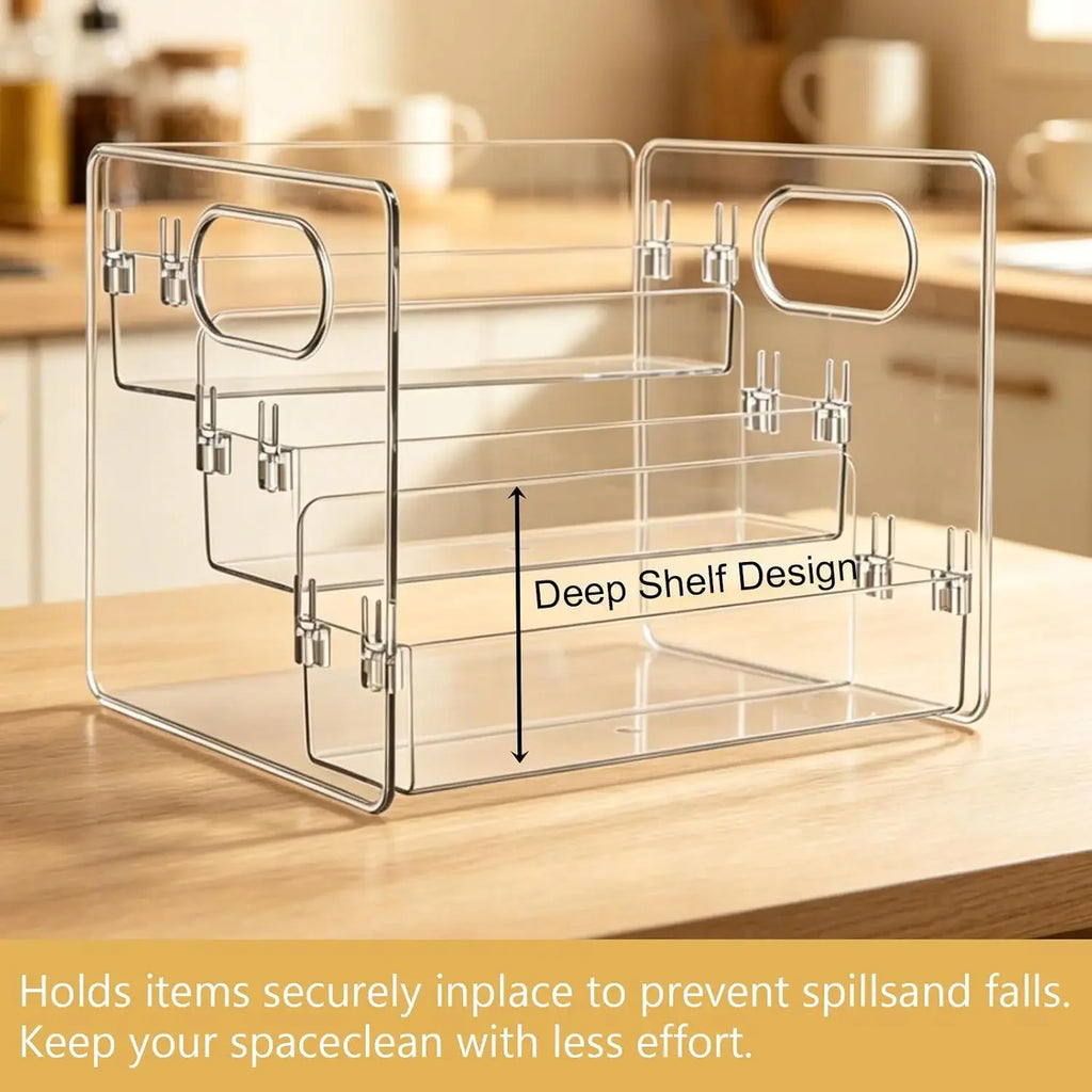 3 Tier Clear Acrylic Organizer Rack