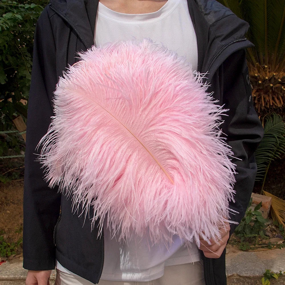 Wholesale 10PCS Natural Ostrich Feathers 15-55cm for Crafts Wedding Party Home Decor Ostrich Plumes Table Centerpiece Feather