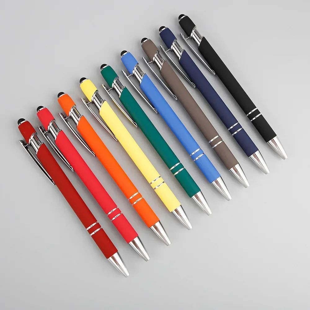 20-200 Pens Metal Ballpoint Pen Touch Screen Pen Office School